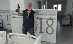 Instalación railes técnicos