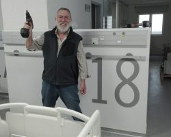 Instalación railes técnicos